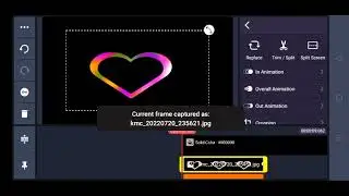 How to make multicolore heart 💜❤️ effect in KINEMASTER! 