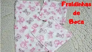 Como cortar as fraldinhas de boca