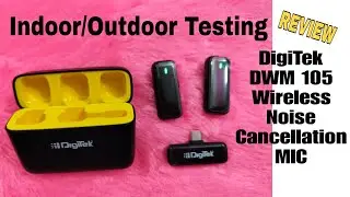 Testing DigiTek DWM 105 Wireless Noise Cancellation MIC | Android & iOS Compatible