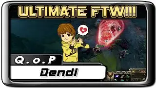 Dendi QoP ULTIMATE & GG Dota 2 Gameplay