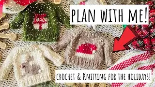 Come Plan Your Holiday Crochet & Knitting Projects with Me! Christmas in July! +FREE Holiday Planner