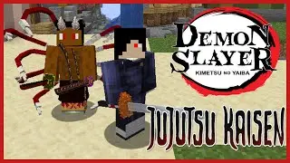 DEMON SLAYER VS JUJUTSU SORCERER! Minecraft Anime Mod Battle (Jujutsu Kaisen vs Demon Slayer)