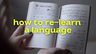 Get back into language learning after a break 📝