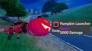 The pumpkin launcher is broken in Fortnite!