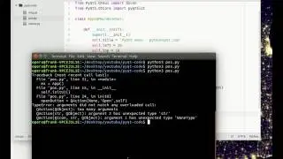 pyqt5 menubar