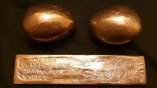 Making Pure Copper Eggs - Melting Scrap Copper Pipe