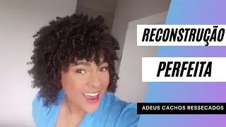 MELHOR RECONSTRUÇÃO CASEIRA para RECUPERAR o CABELO 💎✨