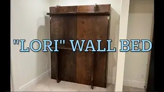 “Lori” wall bed installation.