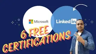 Microsoft+Linkedin - 6 FREE Courses with Certificate
