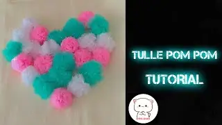 Diy HOW TO MAKE POM POM WITH FABRIC WITHIN 2 MINUTES  EASY TUTORIAL