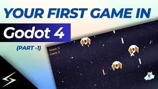 Space Shooter Game Development: Creating Moving Background and Player (Part 1) | Godot 4 Tutorial