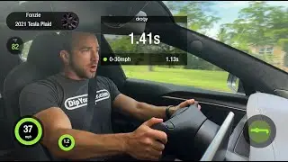 Wasn't Ready for First Tesla Model S PLAID 0-60 Launch 😂 