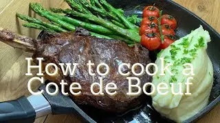 How to cook a 32oz Dry Aged Cote de Boeuf (How to cook beef)