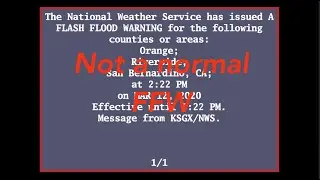 EAS Reenactment Mock: Not a normal Flash Flood Warning from SGX - 03/12/2020