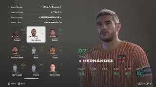 EA SPORTS FC 25 AC Milan Player Faces