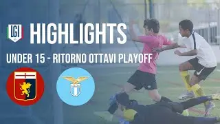 Highlights Genoa-Lazio U15 A-B, ritorno ottavi playoff stagione 2023-24