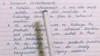 Types Of Entrepreneurs-l- Innovative, Imitative, Fabian And Drone (Tamil)