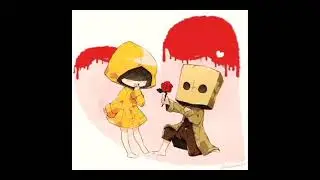 арты моно и шистая🖤♥️ (маленькие кошмары)