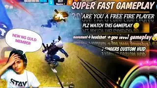 FREE FREE:SUPER FAST GAMEPLAY 🎯DON'T SHOW YOUR HEAD⚙️ 3 FINGER CUSTOM HUD⚙️
