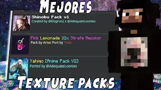 MEJORES TEXTURE PACK PVP para MCPE/BEDROCK (Todas las gamas) *FPS BOOST*