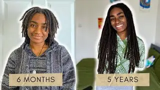 Watch My Locs Grow To My Waist In 5 Years! | Visual Loc Journey