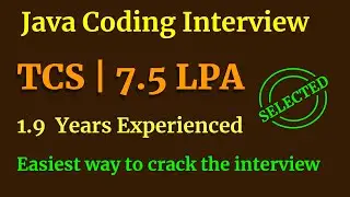 TCS Java Coding Interview Question Answers