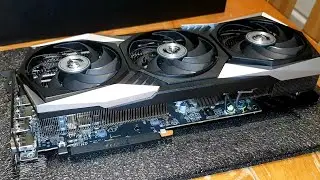 MSI GAMING X TRIO RX 6750 XT Graphics Card Unboxing