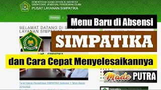 Menu Baru di Absensi SIMPATIKA dan Cara Cepat Menyelesaikannya