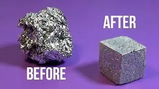 HOW TO MAKE A CUBE OUT OF FOIL!