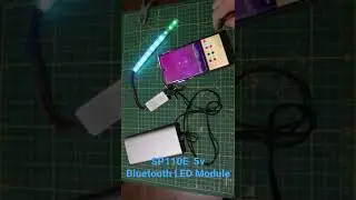SP110E 5v Bluetooth RGB LED Light Module | For My Ebike | Powered by a Powerbank