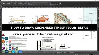 How To Draw Suspended Timber Floor Detail Section in CAD Suspended Floor Detail Timber Floor Detail