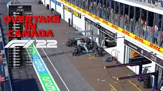 Some Overtake in Canada On F1 22