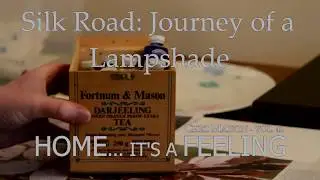 recovering silk lampshade