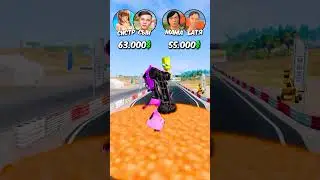 БАТЯ И МАМА VS СЕСТРА И СЫН в Бименджи Драйв #shorts