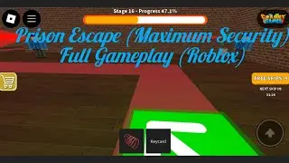 Prison Escape Obby (Maximum Security) Full Gameplay (Roblox)