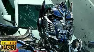 Transformers Age of Extinction (2014) -Optimus Prime vs Galvatron|Full Fight|Scene (1080p) FULL HD