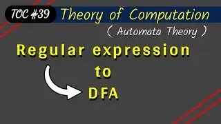 Regular expression to finite automata | regular expression to DFA