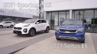2021 Seltos EX vs 2021 Sportage EX-Kia Comparisons|Parkside Kia