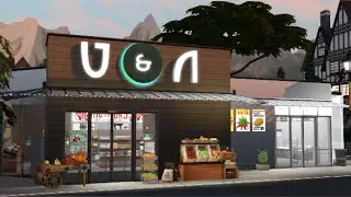 Functional Grocery Store  | The Sims 4 Stop Motion Build
