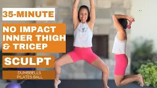 No Impact Inner Thigh Workout w/Tricep Sculpt (35-Minutes)