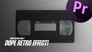 VHS OVERLAY EFFECT | RETRO EFFECT IN ADOBE PREMIERE