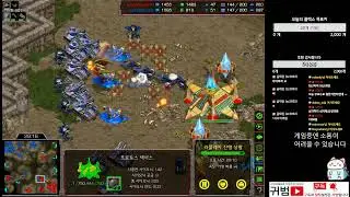 [생LiVE]귀범 스타 빨무팀플/1:1테란래더