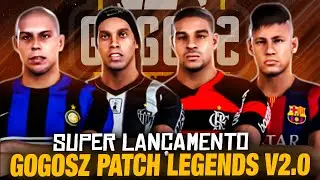 GOGOSZ PATCH LEGENDS - V2.0 /PES 2021 PC: TIMES CLÁSSICOS COM FACES /KITS /CHUTEIRAS /ESTÁDIOS EM 4K