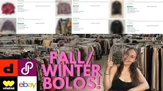 Fall/Winter Brand & Style BOLOs To Start Sourcing NOW For Your Reselling Biz Ebay | Poshmark | Depop