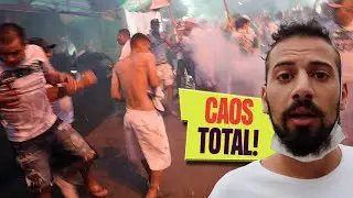 BOMBA E MUITA PANCADARIA: FUI NO CLÁSSICO MAIS PERIGOSO DO BRASIL!
