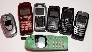 Посылка #10 с аукциона семь телефонов Nokia. Nokia 6230. Nokia 6610. Nokia 3210