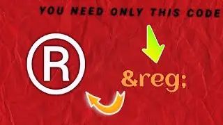 TRADEMARK SYMBOL IN HTML@EMECHICODE