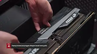 Tutorial Pemasangan Stand Kartu Grafis (VGA) RTX 40 Series GAMING X TRIO | MSI Indonesia