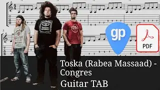 Toska - Congress Guitar Playthrough | Rabea Massaad Guitar Tabs [TABS]