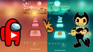 Among us song Vs Bendy song bendyland - Tiles hop edm rush (